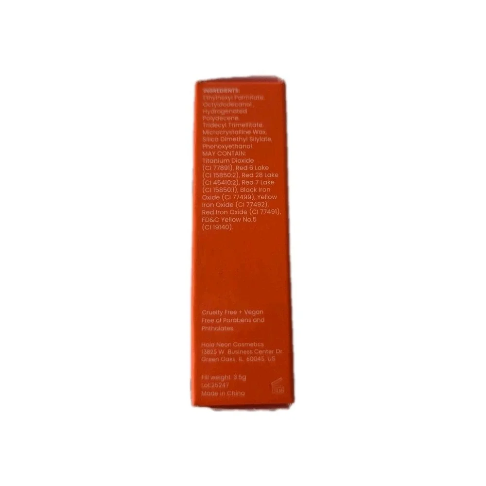 2 X HOLA NEON Lip Drip Tinted Lip Oil in Gloss Me 3.5 G Brand New In‎ Box
